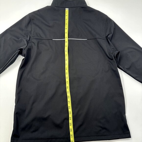 Hard Rock Cafe Biloxi Tech Jacket Mens Medium Black Performance Stretch Zip NEW - Picture 11 of 14